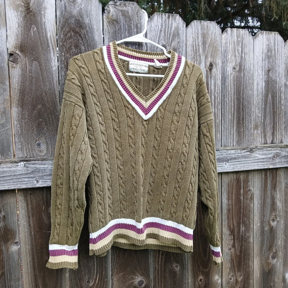 Vintage Woods & Gray Sweater - Picture 2 of 14